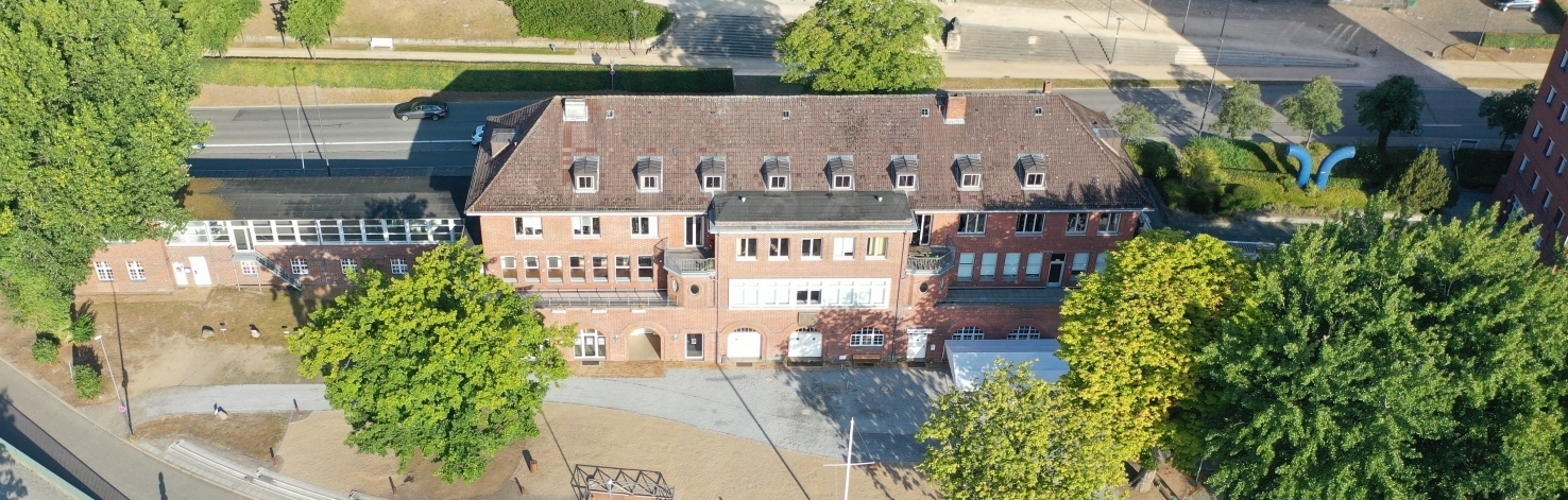 Die Seeburg aus der Vogelperspektive.