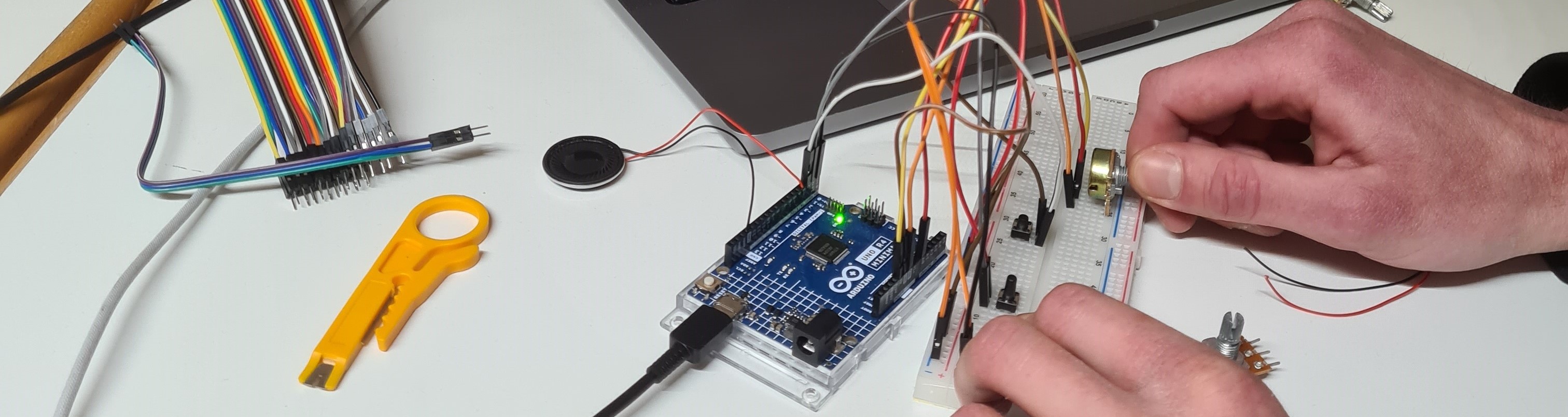 Musikinstrument mit Mikrocontrollern