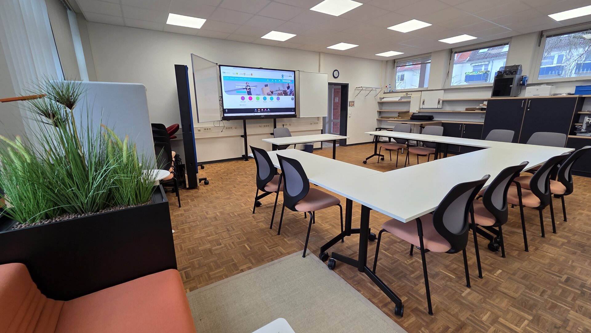 Unser Digital Learning Campus, Raum B120 der Förde-vhs