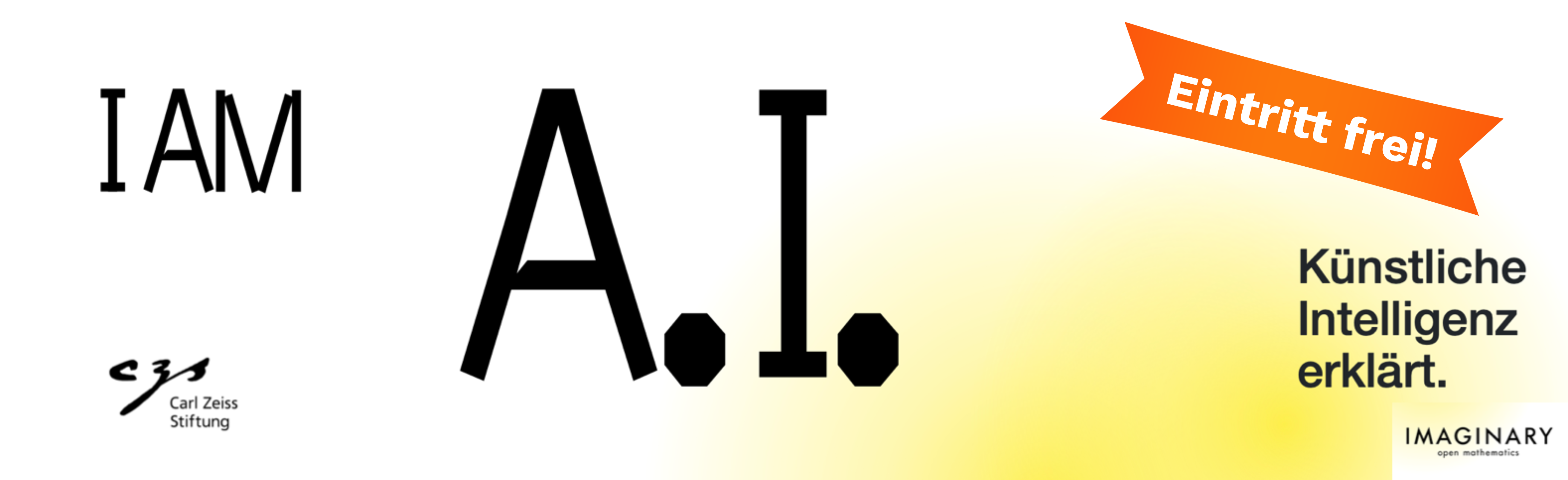 Logo der Ausstellung I AM AI: Künstliche Intelligenz erklärt.