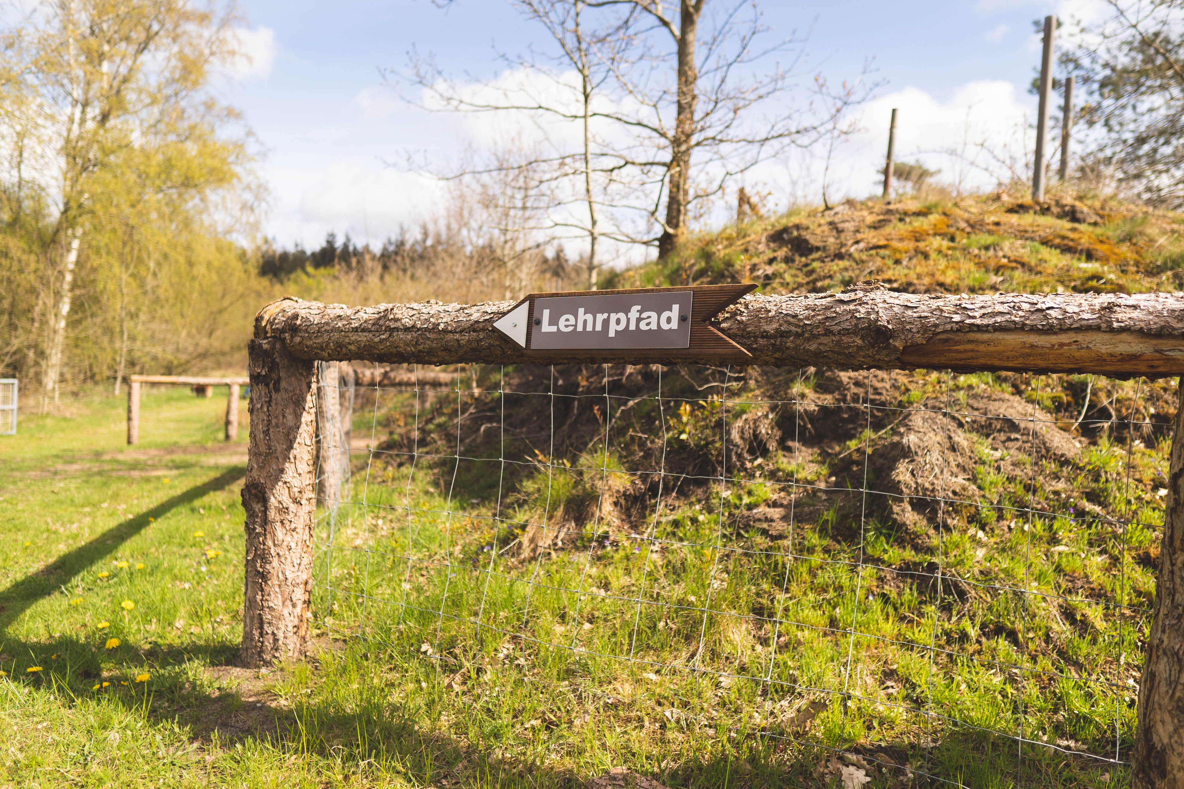 Lehrpfad Wegweiser